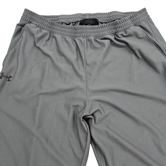Under Armour Pants Mens XXL Grey Black Twister Track Lightweight Pull On - Picture 3 of 13
